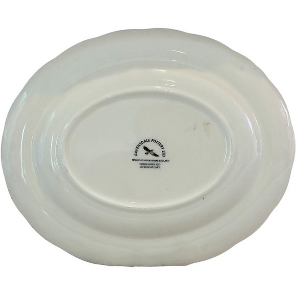 Ravensdale Pottery Ltd. Blue & White Serving Dish. - Picture 7 of 9